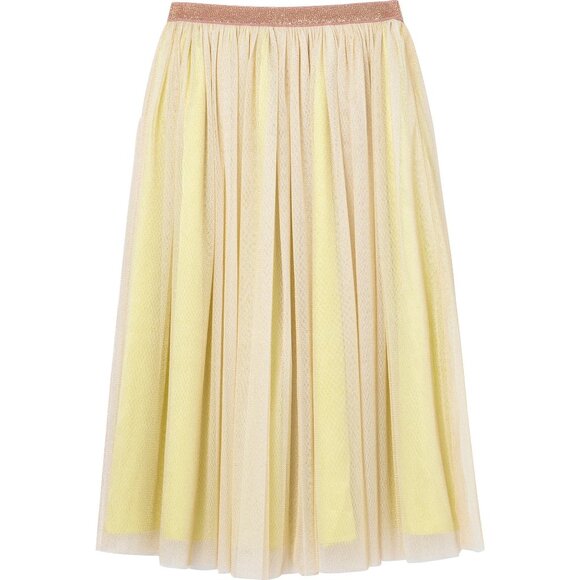 Truce Metallic Mesh Skirt In Gold NEW WITH TAGS - Picture 2 of 4